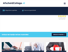 Tablet Screenshot of afscheidvaneencollega.nl